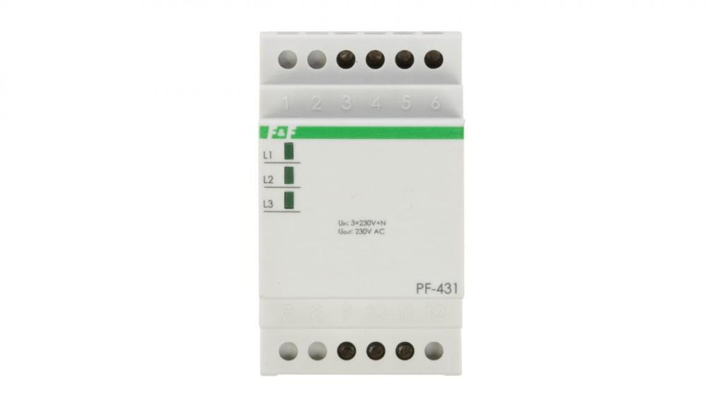 Automatyczny Przełącznik Faz 16A 3X230V+N Pf-431