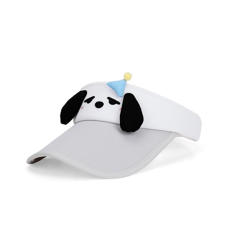 Kapelusz dziecięcy kreskówkowy uroczy przeciwsłoneczny daszek kapelusz z pustą górą dla chłopców i dziewczynek rekreacyjny podróżny z kaczym dziobem czapka baseballowa