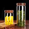 High Borosilicate Glass Tea and Food Storage Jars for Brewing and Preservation