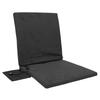 Outdoor Heated Cushion Portable Cold Resistant Electric Warm Chair Cover for Camping Fishing Hiking Black