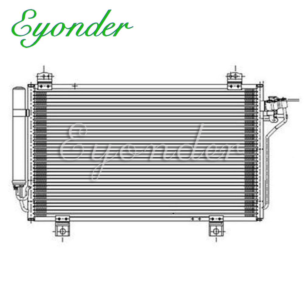 AC A/C Air Conditioning Condenser for MAZD A6 Saloon Estate GJ GH MAZD A3 Saloon BM GHR161480A GHR161480 GHR161480B GHR1-61-480B