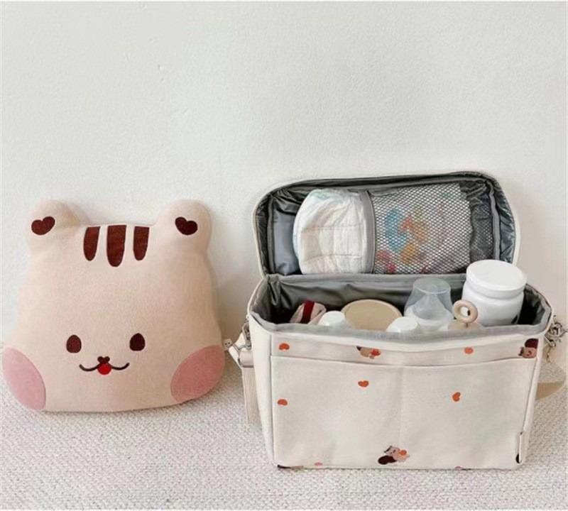 New Korean Style Kids' Little Bear Insulated Stroller Bag – Portable Mommy Bag
