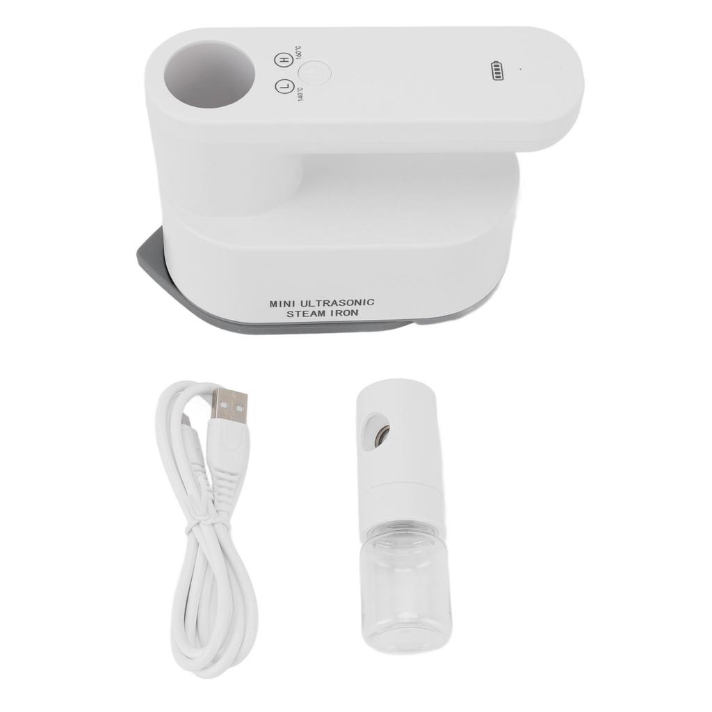 Small Electric Iron Cordless Portable Handheld Rechargeable Dry Wet Steam Iron for Clothes Home Dormitory Travel