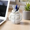 Portabolígrafos Chaqueta de Plumas, Organizador de Escritorio Impreso en 3D, Portabolígrafos Ligero Duradero con Textura Mate, para Estudiantes Dormitorio Oficina