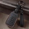 Premium Genuine Leather Key Case for Isuzu DMAX/MUX Smart Remote