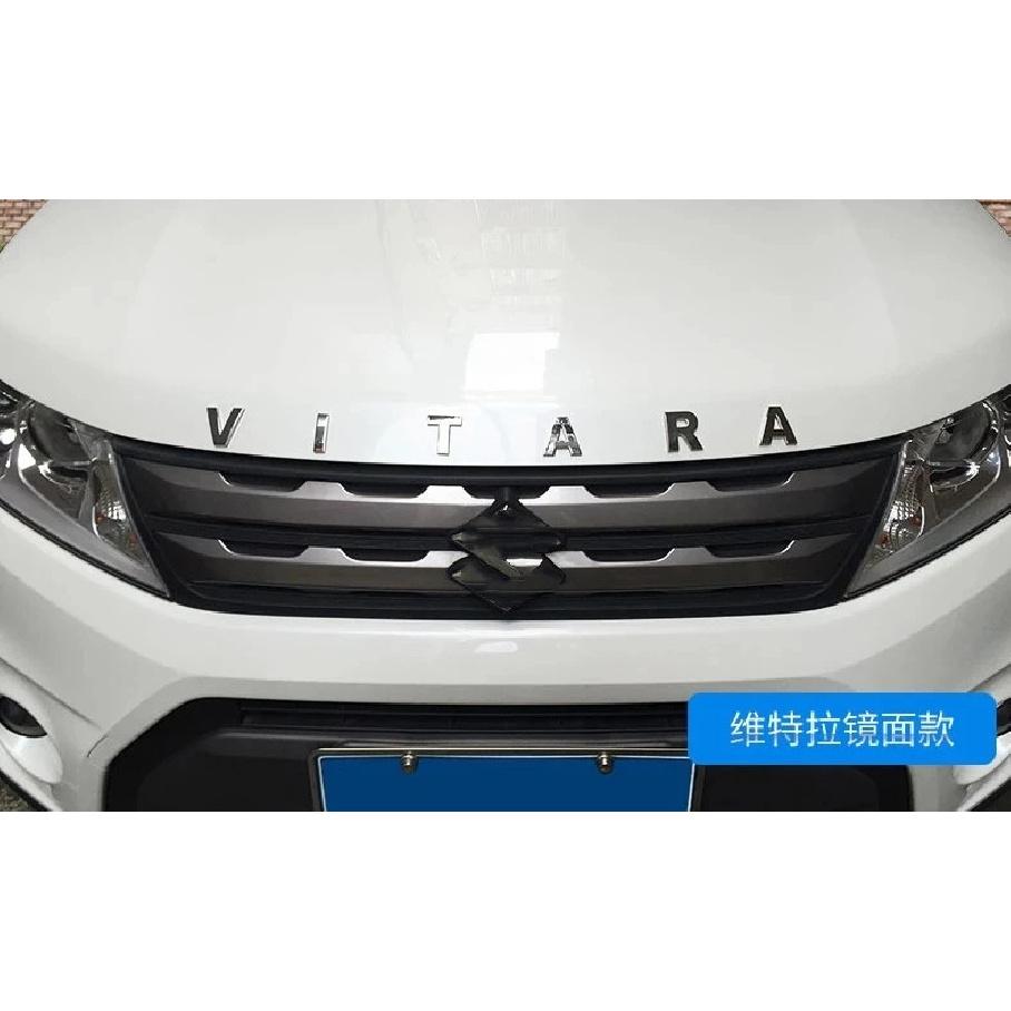 Für Suzuki Vitara 2014 2015 2016 2017 2018 Frontabdeckung Kühlergrill Auto Buchstabenaufkleber Zierleiste Auto Styling Zubehör