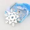 1Pc/3Pcs Snowflake Bookmarks Winter Flower Pendant Gifts Tassel Favors Thanksgiving Christmas Birthd