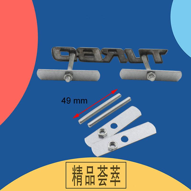 3D TURBO Metal Sticker Car Body Emblem Decal Electroplating Zinc Alloy Car Tailgate Badge Decoration Auto Accessories