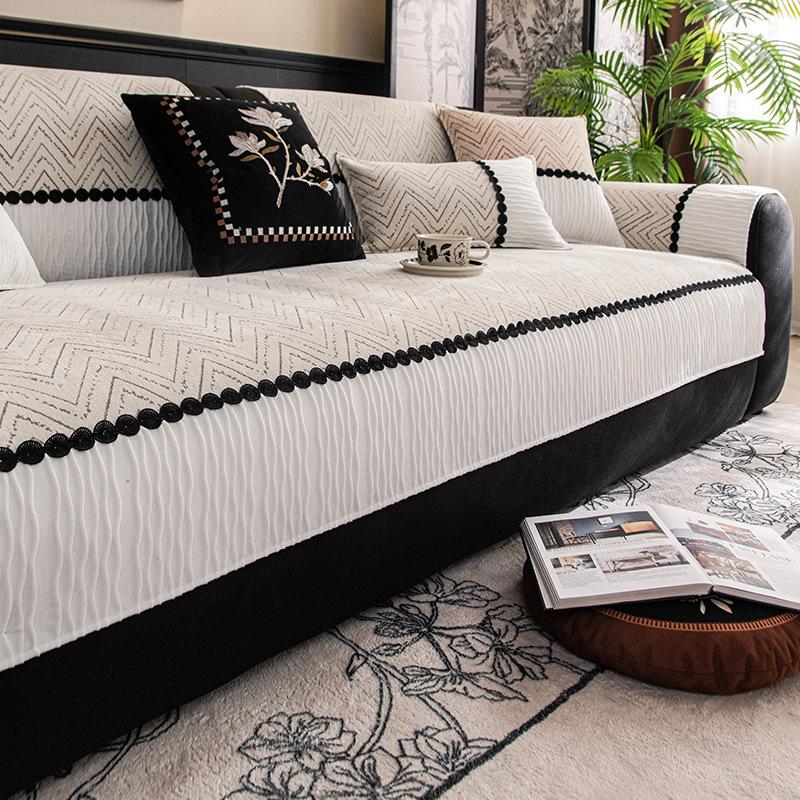 Sofa Cushion  New Four-Season Universal Combination Sofa Cover Seat Cushion One Piece Sofa Cover Cloth Towel Cushion