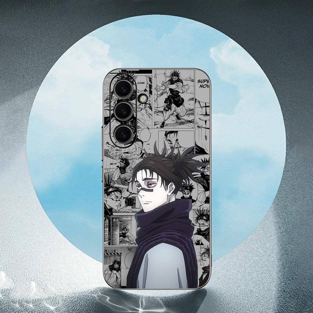 

Choso Cool Luxury Black Phone Case For Samsung Galaxy S23 S24 S25 Ultra S22 Plus S21 SamsungS24ULTRA