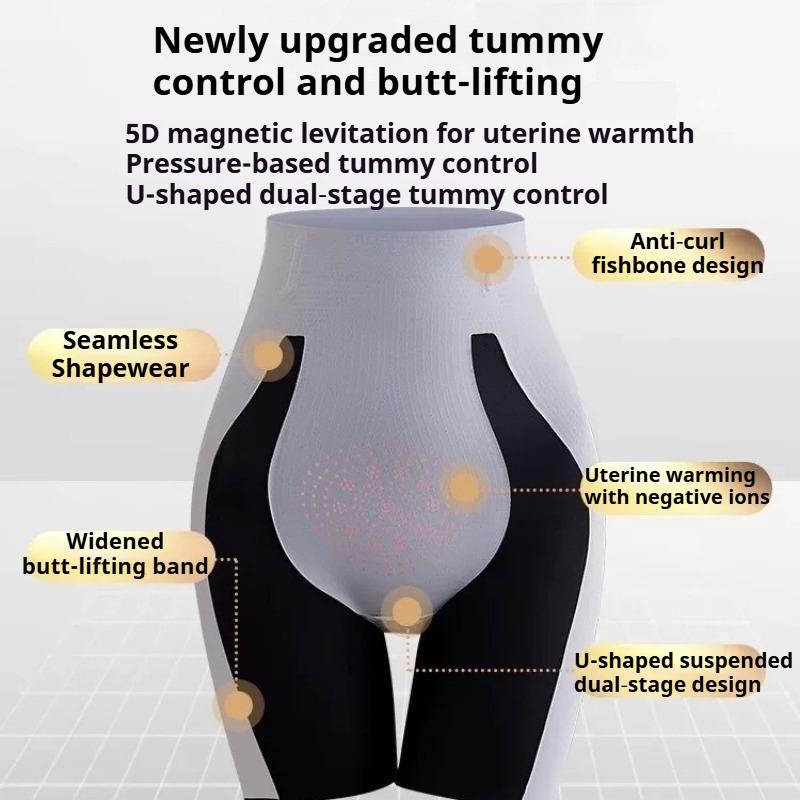 5D Magic Lifting Shapewear Shorts Enhanced Version Tummy Control Butt Lifting Seamless Shaping Safety Shorts Invisible Basic Under Shorts