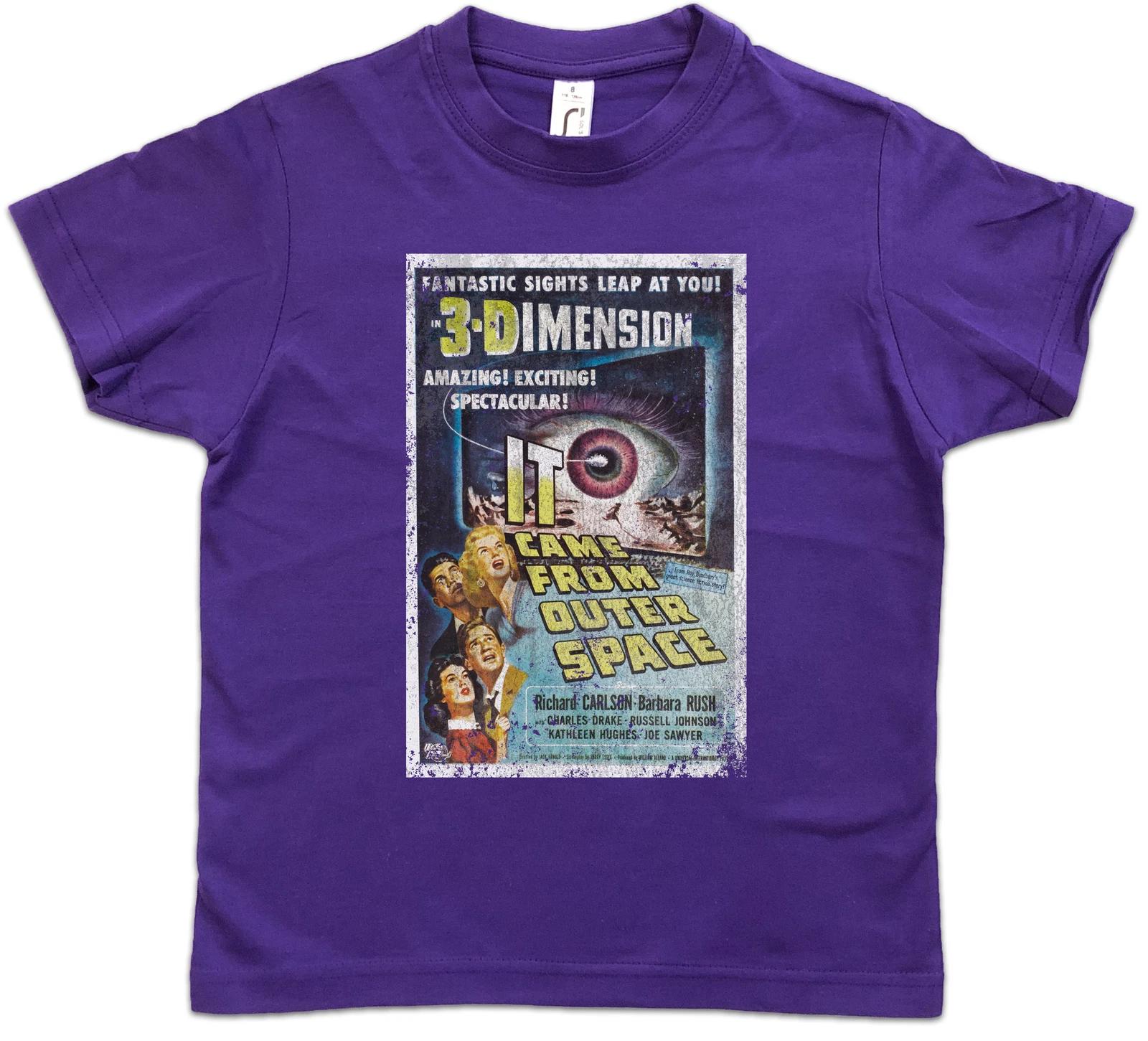 IT CAME FROM OUTER SPACE Kids Boys kids boys T-Shirt Retro UFO Flying Age Alien 140