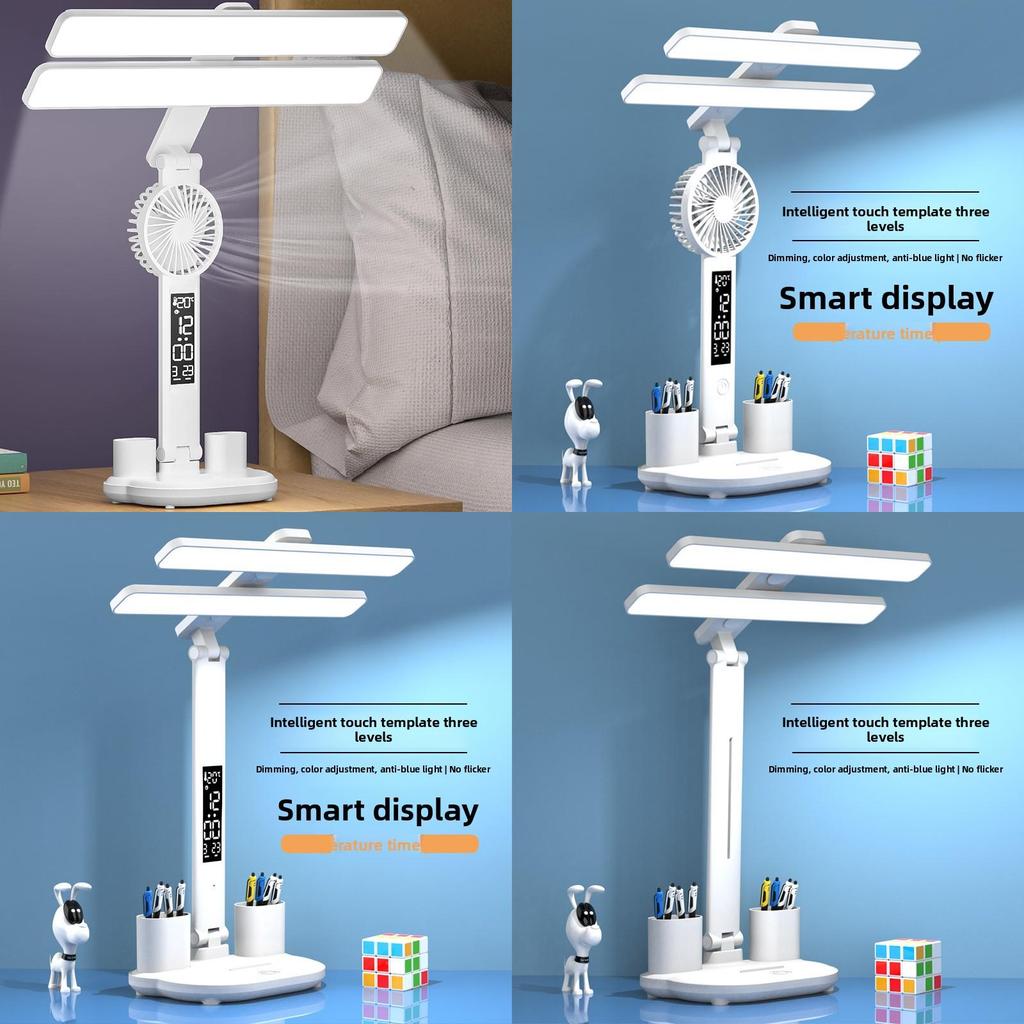 Moderne LED-Schreibtischlampe mit USB-Laden für Studium und Wohnheimzimmer-Lesen