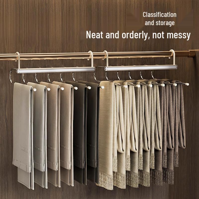 JEKO&JEKO Foldable Stainless Steel Pants Hanger