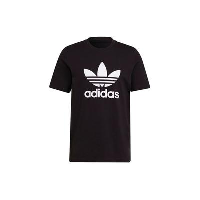 Originals Adicolor Classics Tricou Sport cu Gât Rotund și Mânecă Scurtă cu Imprimeu Logo Mare Bărbați Topuri Negru H06642