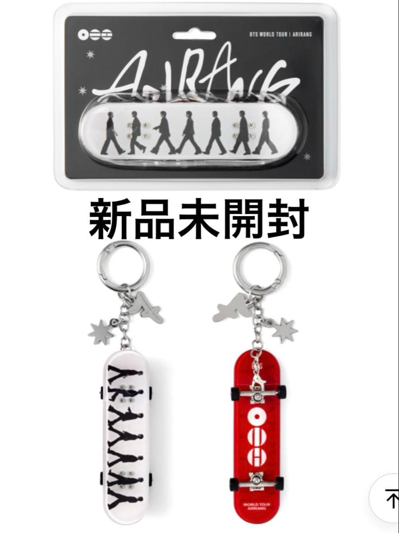 [Б/У] Брелок-брелок для скейтборда BTS ARIRANG Korean Pop-Up Белый