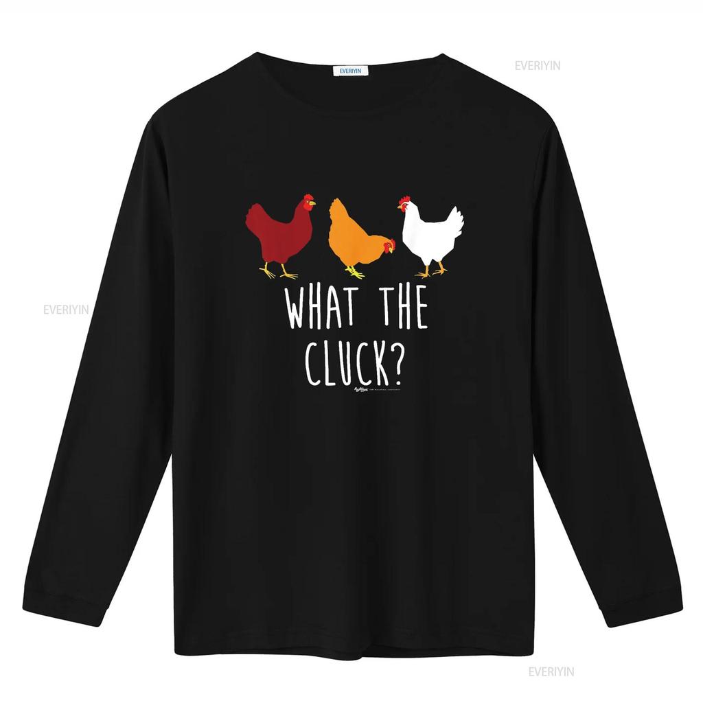 What The Cluck Funny Chicken Farmers T Shirt Vintage Washed Designer Clothes Fashion Graphic Homme Slightly Breathable Soft