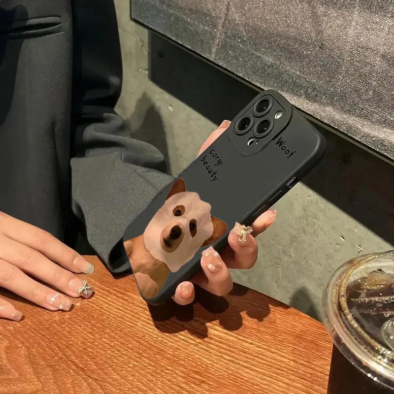 Beauty Pet Dog Cat Silicone Phone Case For Samsung Galaxy S23 Ultra S22 Plus S21 S20 FE A14 A34 A54 A13 A23 A33 A52 A72 Cover