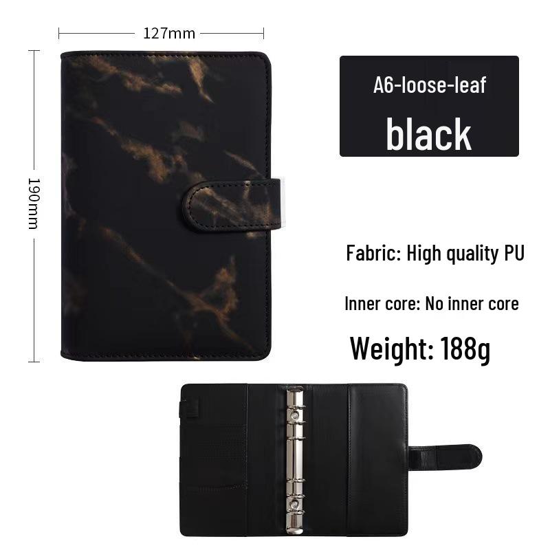 Koreanischer frischer Stil A5/A6 Macaron Loseblatt-Notizbuch