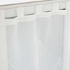 Paire de voilages voile sable 60 x 160 cm Galacte blanc