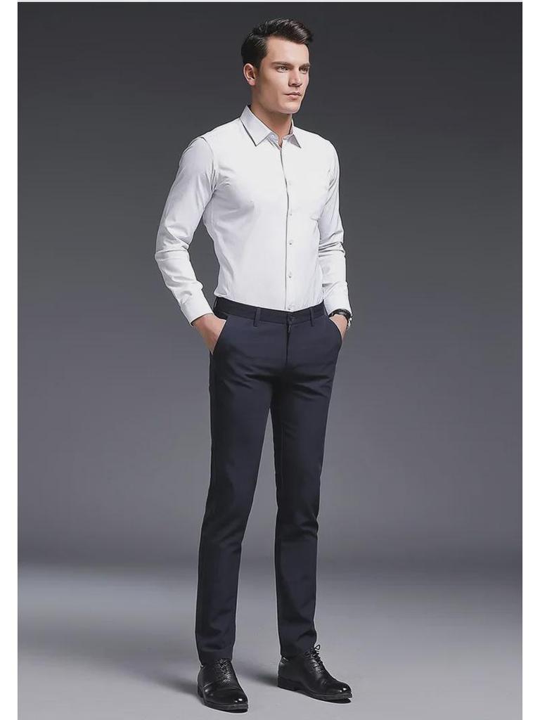 Herren Slim Fit Elastische Freizeit Business Hose - Herbstkollektion