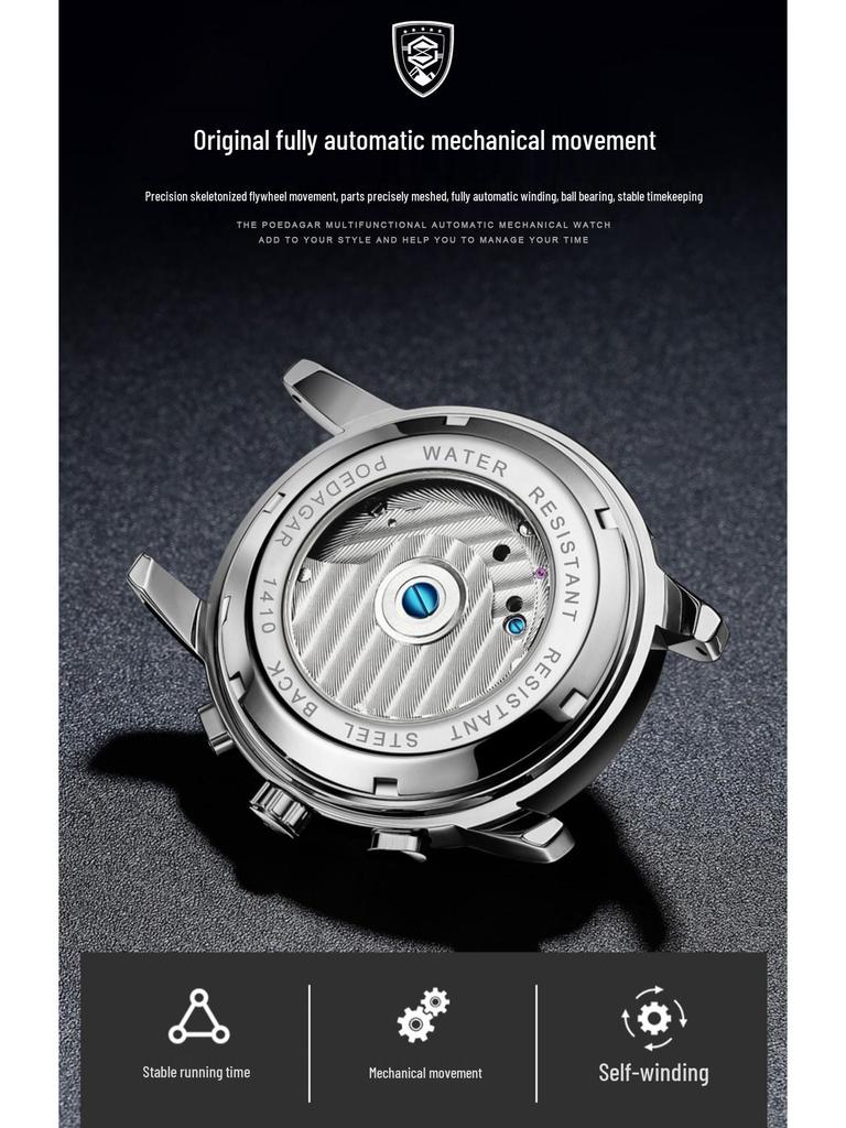 Swiss Men's Luxury Automatic Mechanical Watch – Fashionable Hot Seller