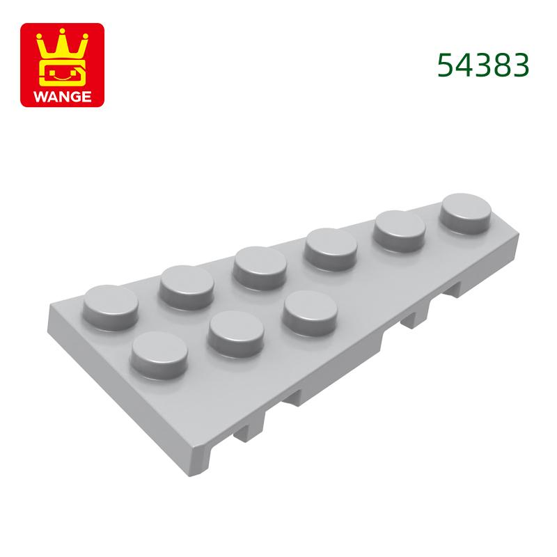 Non-Toxic 62Pcs/Lot 54383 Wedge Plate Right Plate 3X6 With Angle Building Blocks Moc Color Accessories Compatible With Brick Part