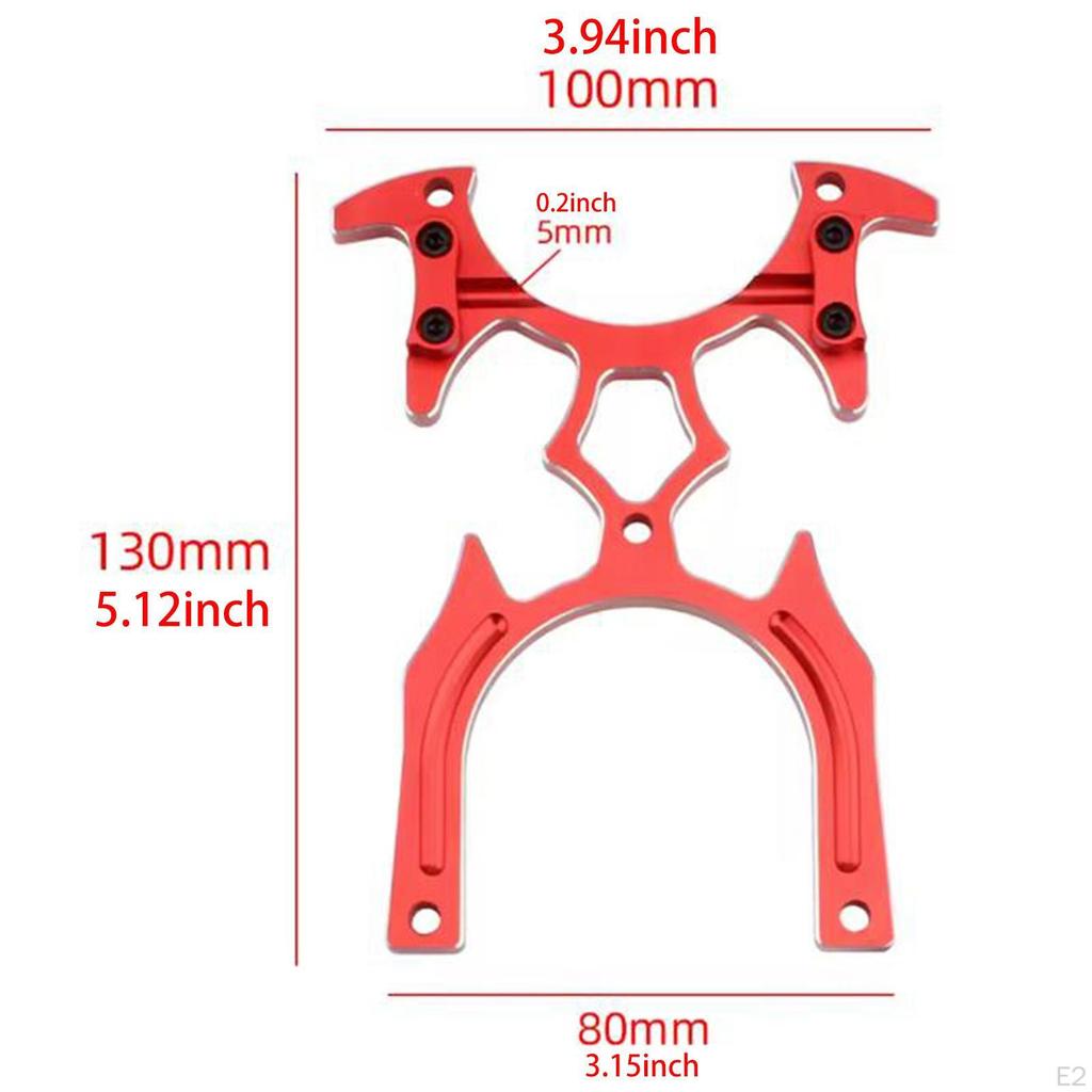 RC Radio Transmitter Bracket Controller Holder Aluminum Alloy Easy to Install Parts Metal Stable