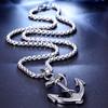 European and American Fashion Anchor Pendant, Retro Men's Pendant Jewelry, Wrapped Anchor Pendant