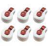 6Pcs Duvet Anti-skid Quilt Clips Plastic Blankets Fastener Clip Bed Cover Sheet Fixer Curtain Household Storage