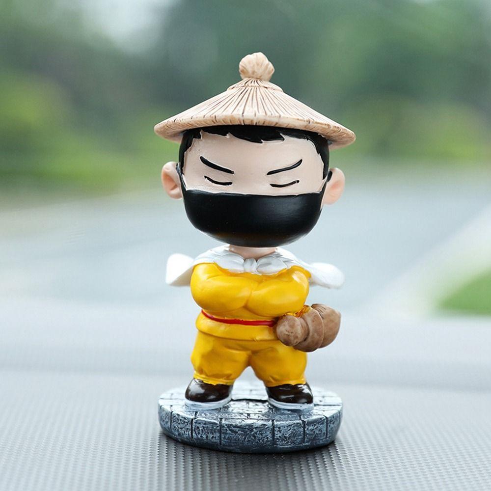 Exquisite Chinese Swordsman Figure Cartoon Resin Swordsman Miniatures  Office
