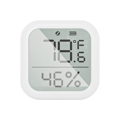 ZigBee Smart Hygrometer Thermometer Indoor Temperature and Humidity Sensor with App Control Large LCD Display Home