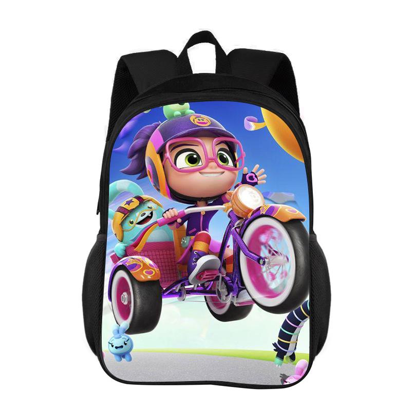 Abby Hatcher Shoulder Protection Backpack New Cartoon Print Student Boys and Girls Best Birthday Gift Companion for School