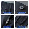 ROMON Men's Business Casual Straight-Leg Trousers