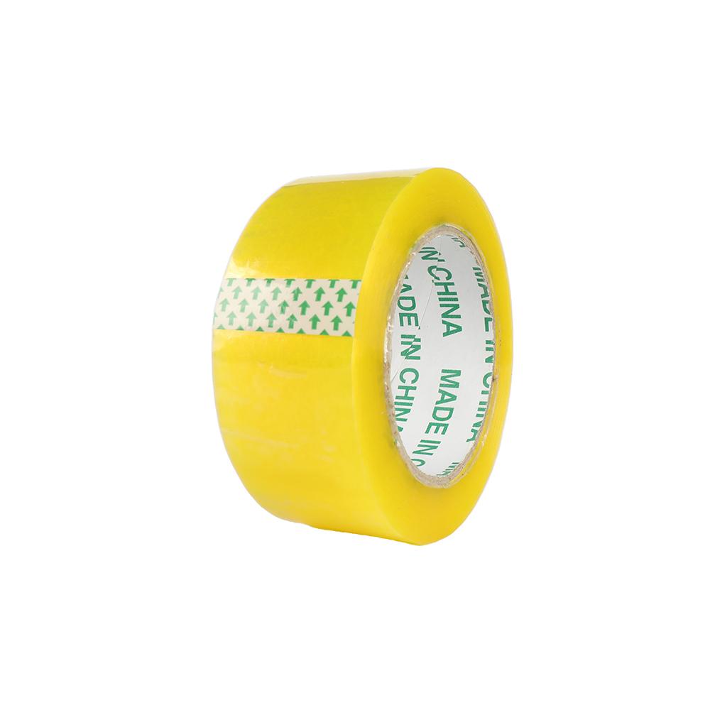 160m High Quality Custom BOPP Waterproof Acrylic Hot Melt Pressure Sensitive Single Sided Adhesive Tape for Carton Sealing (Yellow,160m&4.4cm) жёлтый