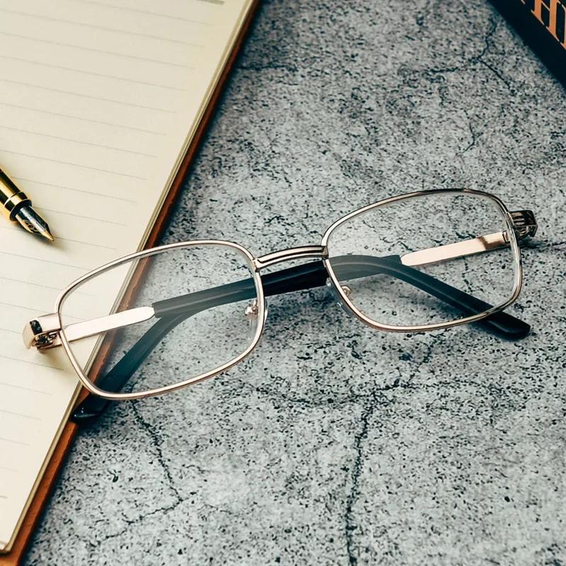 Reading Glasses Men Ultralight Clear Lens Magnifier Eyeglasses Vintage Anti Fatigue Presbyopic Eyewear Far Sight Glasses Diopter