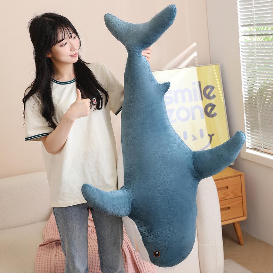 Large Shark Hug Plush Pillow - Children's Gift or Boyfriend Surprise