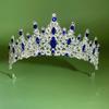 Bride Crown Wedding Dress  Party Crown Birthday Performance Carnival  Crystal Hair Accessory