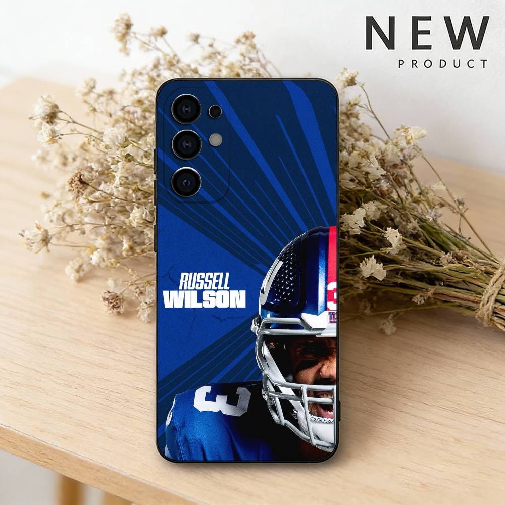 

R-Russell Rugby Wilson 3 phone Case For Samsung S26,25,24,21,22,23,30,20,Ultra,Plus,Fe,Lite Black Soft Cover Samsung S30Ultra5G