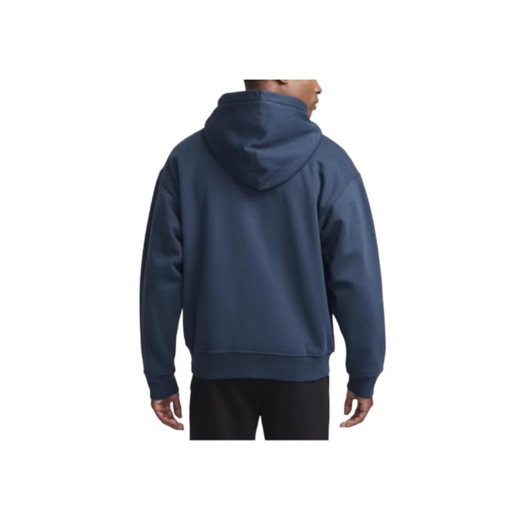 Nike Solo Swoosh Embroidered Comfortable Casual Hoodie Men hoodies Deep-Sea-Blue FZ1165-478