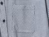 Cross2026 Spring/Summer Women's Versatile Casual Plaid Balloon Shirt with Pocket Decoration.