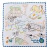 Marushin Hand Ghibli In the Laputa Full 1005024800 Towel, "Castle Sky" Laputa, 25x25cm, Story, Embroidery,
