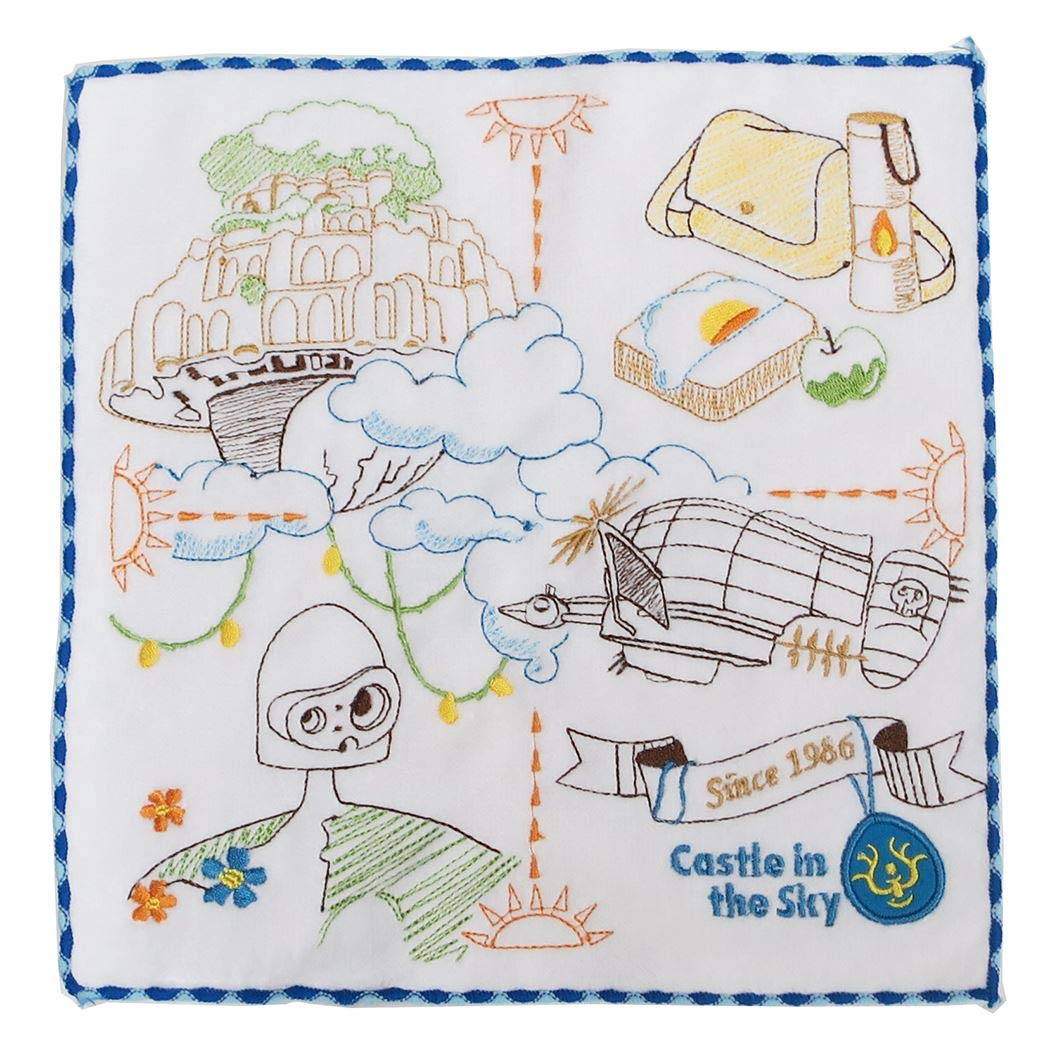

Marushin Hand Ghibli in the Laputa Full 1005024800 Towel, Castle Sky Laputa, 25x25cm, Story, Embroidery,