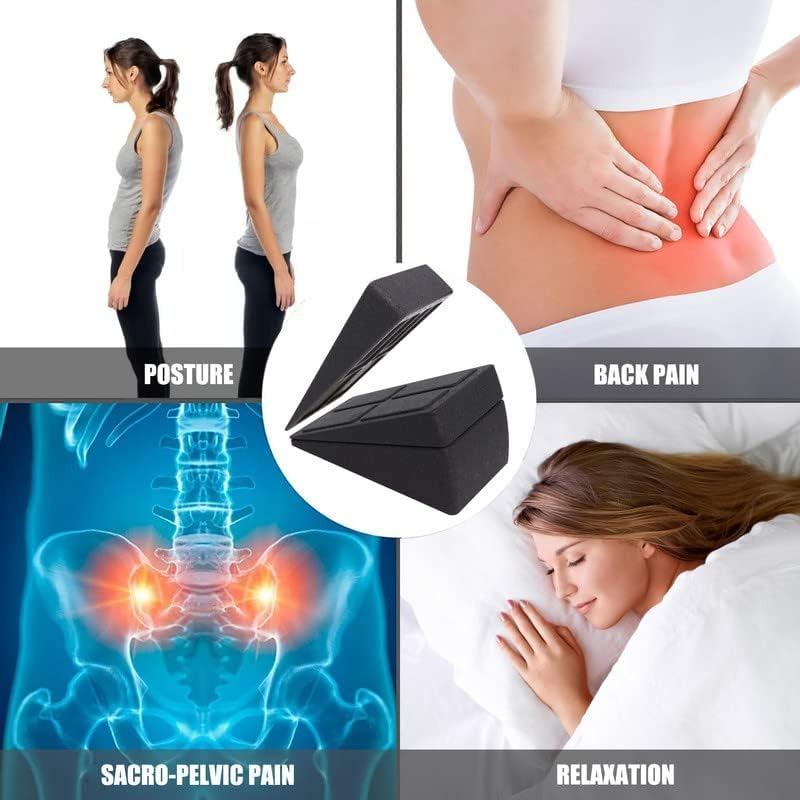 Calf Stretcher Set of 3, Calf Trainer, Knee Wedge, Calf Stretcher Wedge, Mobilisation Wedge for Calf Stretcher, Slant Board for Stretching