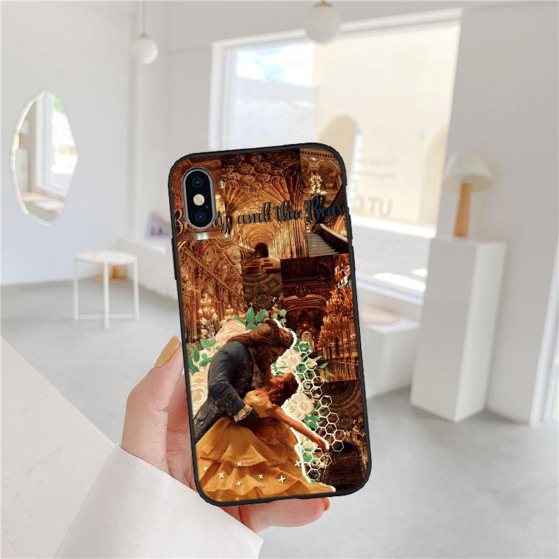 CJ18 Beauty and the Beast Soft Shell Phone Case for Samsung Galaxy S20 S21 S22 Ultra FE + Plus A21S A22 A24 A25 A26 A30 A30S A31