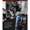 Kaedear Motorcycle Smartphone Holder Mobile Holder for Motorcycles Vibration Absorption Mount Air Mount Integrated Type, Devil Horn/Air Mount KDR-M26C