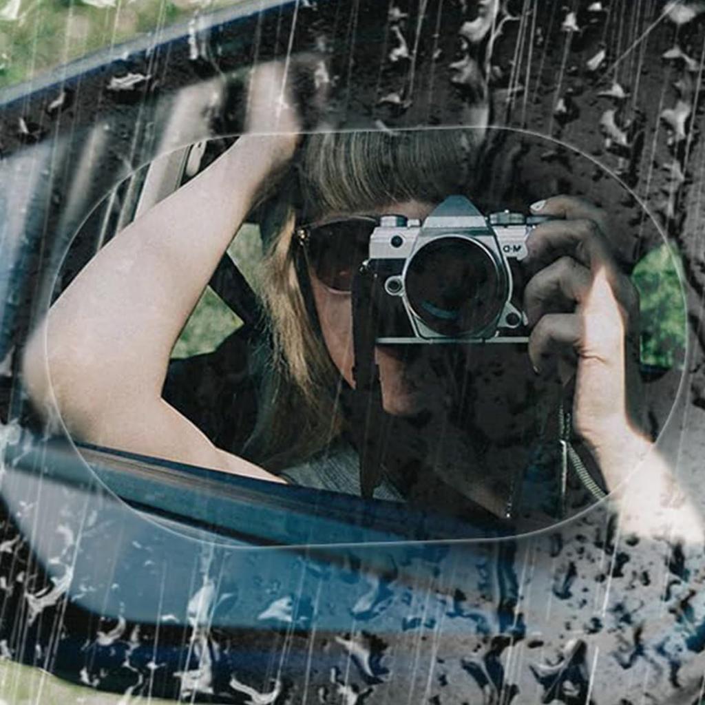 Anti-Fog Film, Side Mirror Film | 2 X Car Rearview Mirror Rainproof Film Rainproof