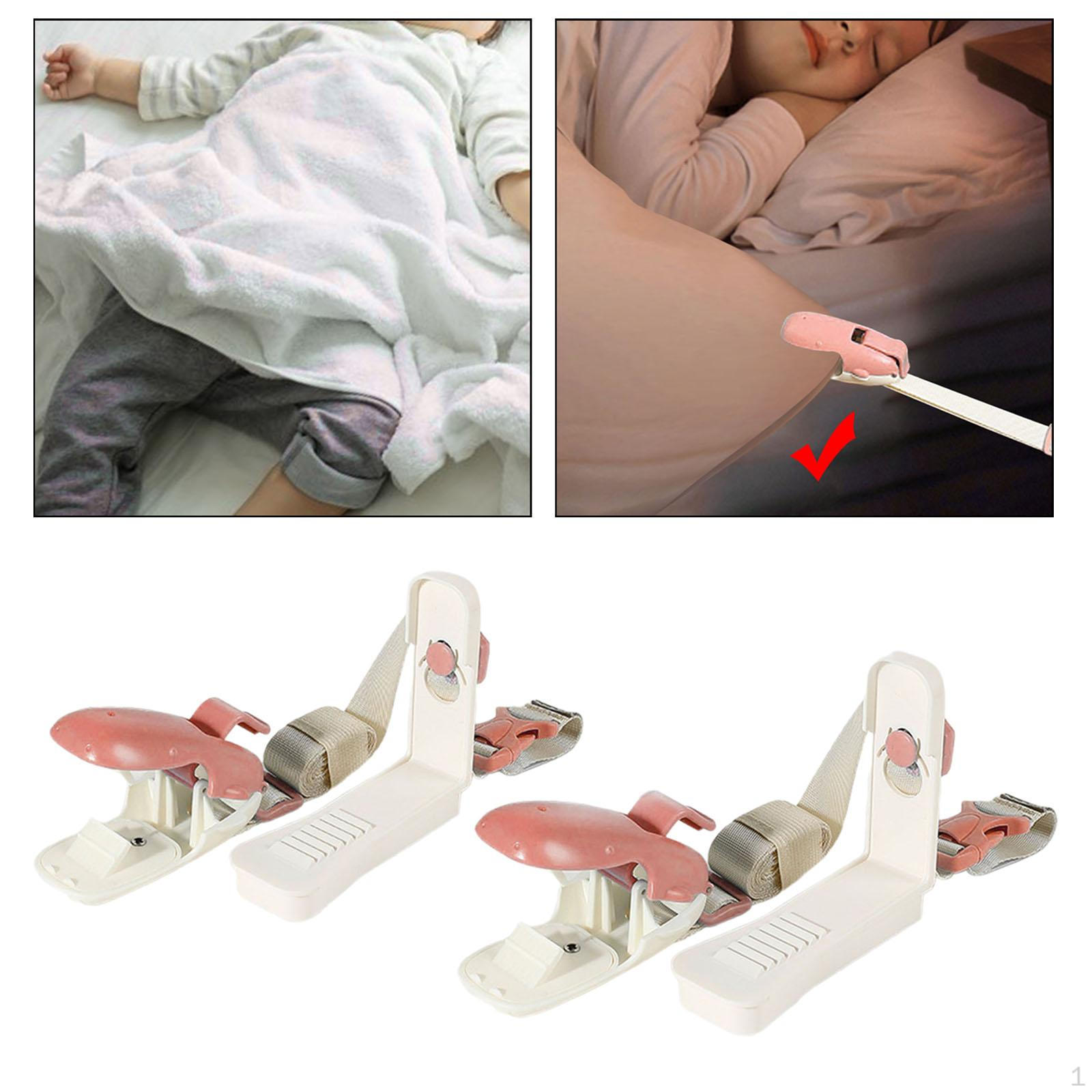 

2 комплекта держателей для одеял, зажимы для детей, противоударный лист, крепежные зажимы розовый