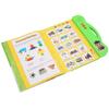 Kid English E Book Electronic Sound Book Educational Toy Reading Machine With Learning Pen(Orange )