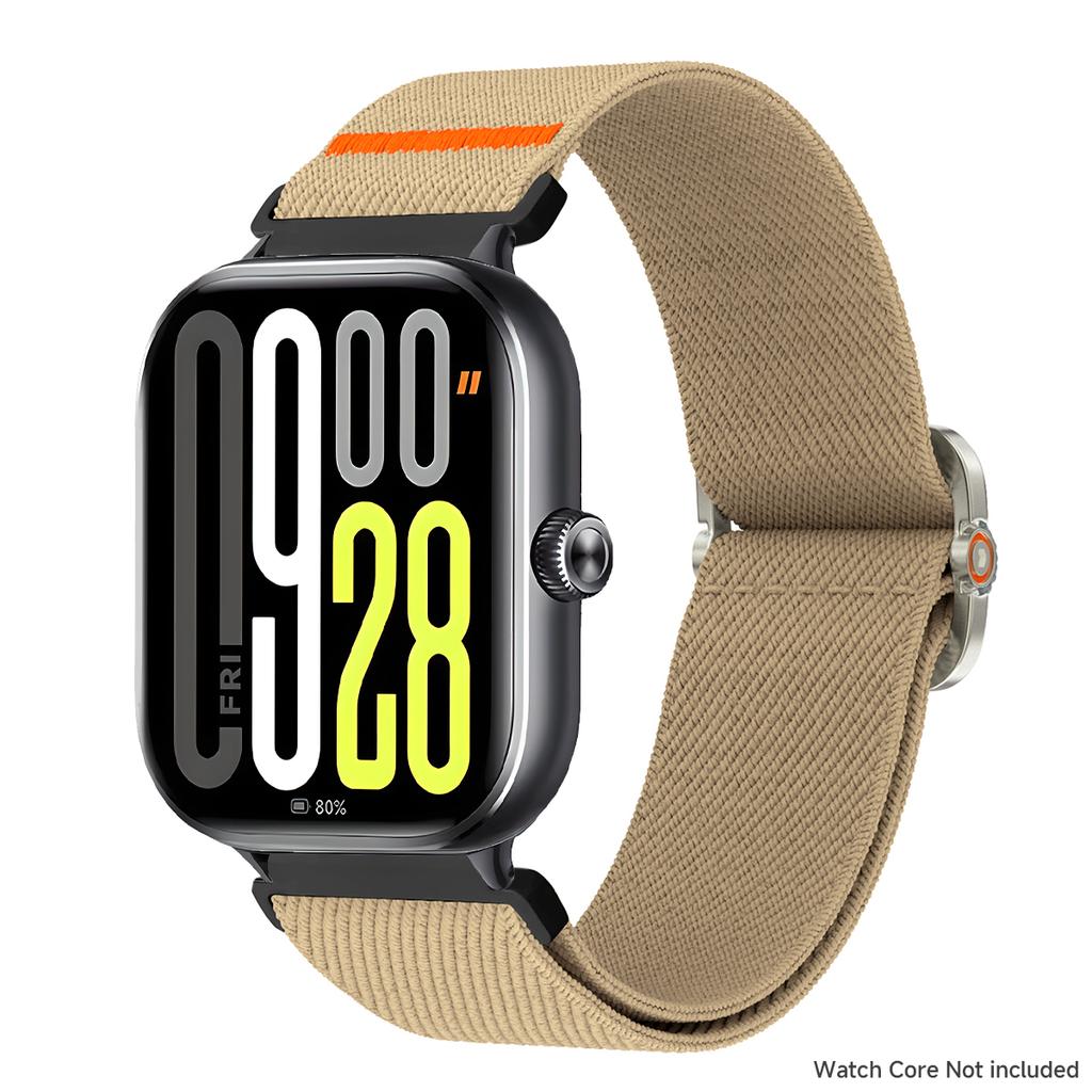 Elastic Nylon Band For Xiaomi Watch Miband 9/8 Pro Braided Sport Strap For Redmi Watch 6 5 4 Smartwatch Bracelet Accessories